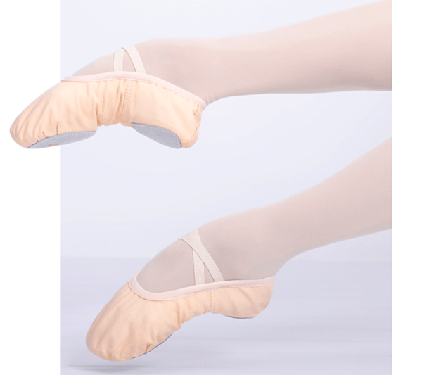 Ballet Dansesko Split Sål Flad Gymnastik Dansesko Lysepink Lightpink 6.5 UK