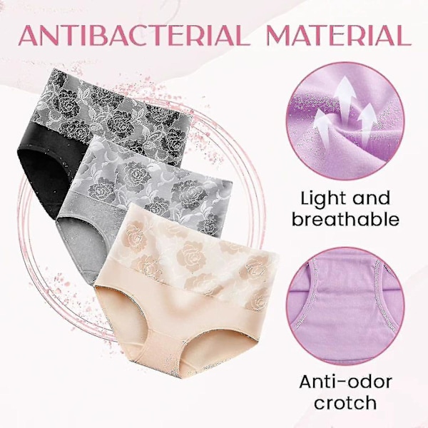 Everdries Vuotamattomat Alushousut Naisille Inkontinenssi Tiiviit Suojahousut - jue Purple-FS1- Purple 4XL
