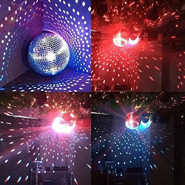 Peilipallo -20CM Cool ja hauska hopeinen party discopallo