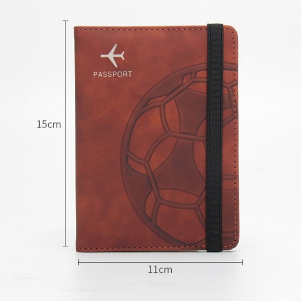 RFID-kortfodral Passfodral BRUN brown