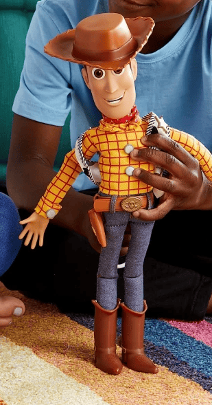 Interactive Talking Action Figure, 38 cm, with over 10 English Phrases, Interacts with Other Figures, Removable Hat