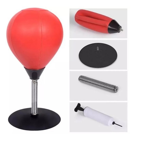 Boxboll för skrivbordet Red Röd
