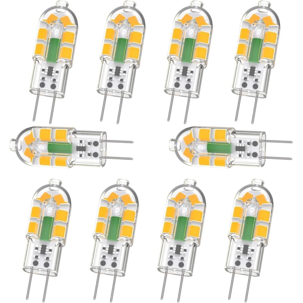 G4 LED-lampa, G4 LED-lampa 2W 200LM Varmvitt 3000K 10-pack