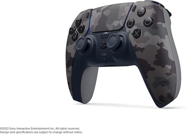 PS4 Feature Trådløs Kontroller - Grå Kamuflasje