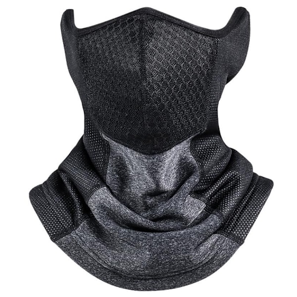 Huivi 2,5 pm maskilla pyöräilyyn ulkoiluun hiihtoon moottoripyöräilyyn harmaa Grey one size