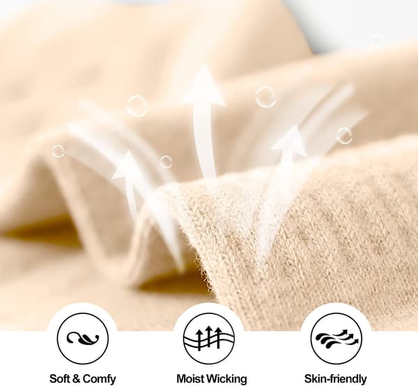 Usynlige Strømper No Show Strømper til Kvinder Casual Lave Strømper med Skridsikkert Greb Bomuldsstrømper 6 Par 3Sort+3Beige 3Black+3Beige 45390