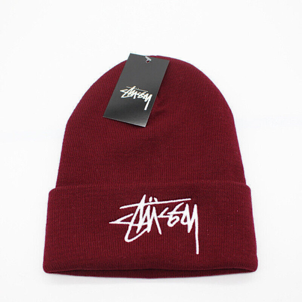 2023 Vinter stussy -pipo resoreilla Uusi muotoilu naiset miehet White