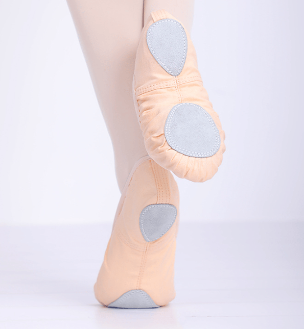 Ballet Dansesko Split Sål Flad Gymnastik Dansesko Lysepink Lightpink 6.5 UK