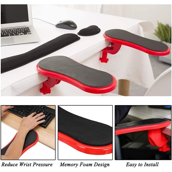 Justerbart Armstöd för Dator, Ergonomiskt Handledsstöd
