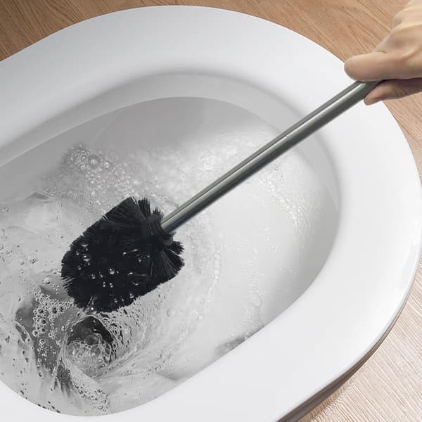 (5-pak) Erstatningshoved til toiletbørste, Plast Sort 7 x 7 x 9 cm (Hoved)