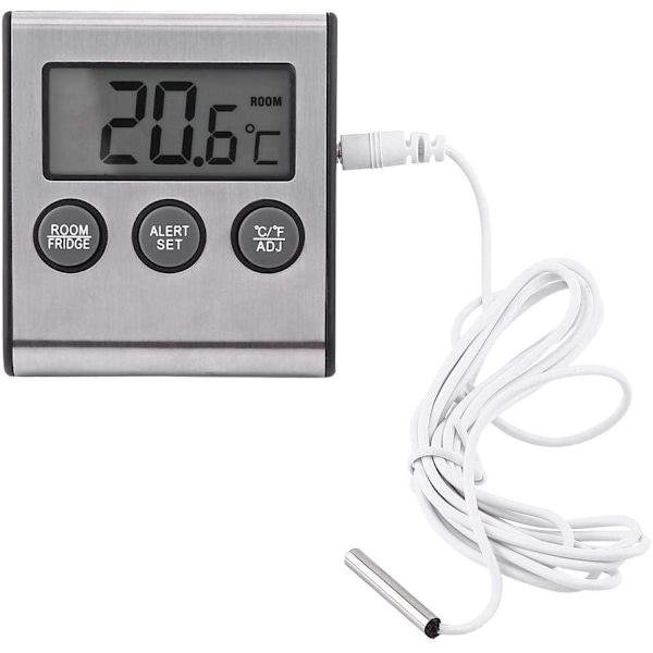 Digitalt Køleskabstermometer Frysertermometer