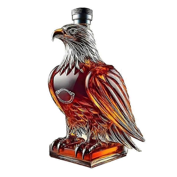 350ml Whiskey Karaff Bald Eagle Form Vinflaska Styrka Symbol Karaff Eagle Spritflaska Frihetsgåva-FS-