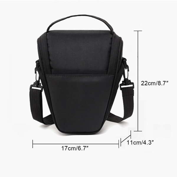 Vanntett digitalt kameraveske SLR DSLR for Nikon for Canon Svart