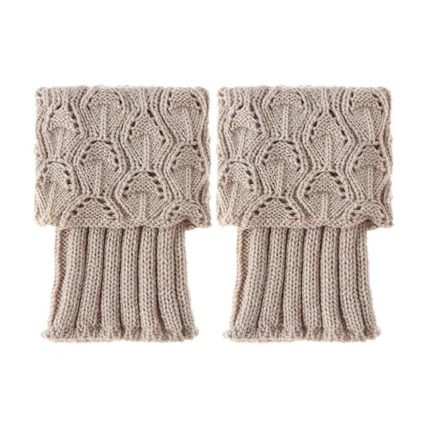 1 Par Leggvarmere Støvelstrømper BEIGE-FS2- beige