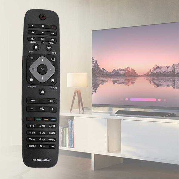 Universaali kaukosäädin Philips Smart TV:lle, korvaava kaukosäädin Philips 242254990467/2422 549 90467