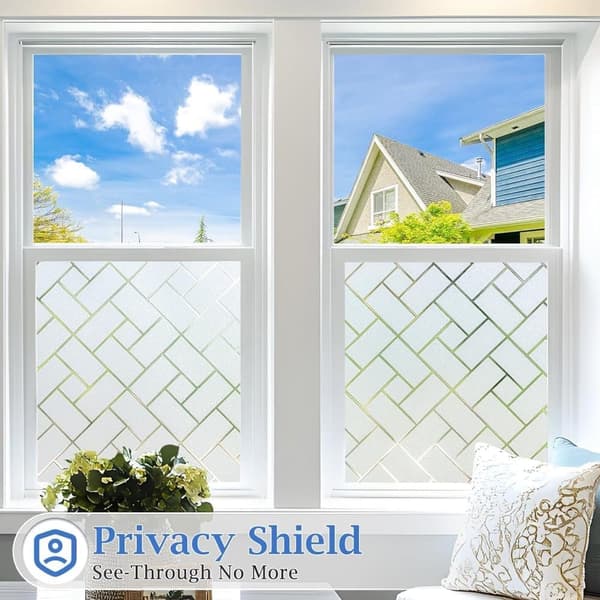 Frosted Static Window Film 2M/5M/10M Privacy UV Protection Heat Control 60x200cm