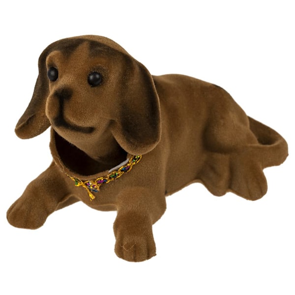 2-pakke - Nickende Hund / Nodding Dog - Bilpynt multicolor