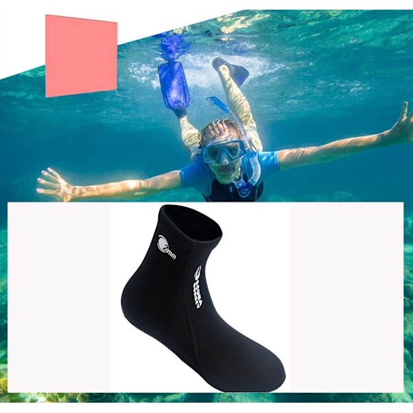 Sukellussukat Neopreenisukat MUSTA XS musta black XS