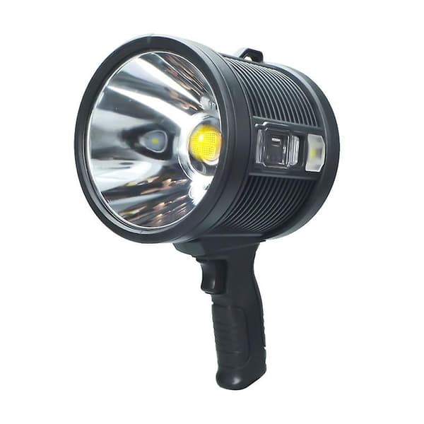 LED-taskulamppu 200000 lm Superkirkas kohdevalo ladattava kädessä pidettävä
