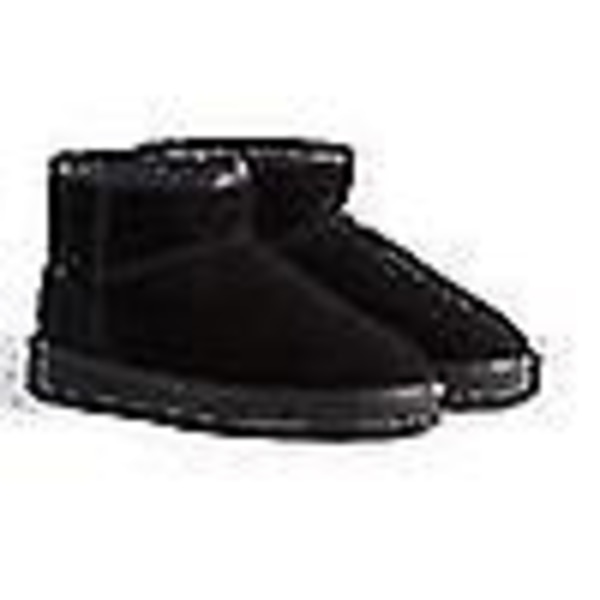 Australien Vandtæt Unisex Ægte Au Sheepskin Kort Sort-FS1- Black 37