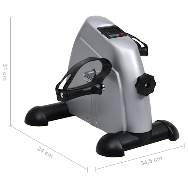 vidaXL Minispinnsykkel med plasthjul sølv Silver Silver