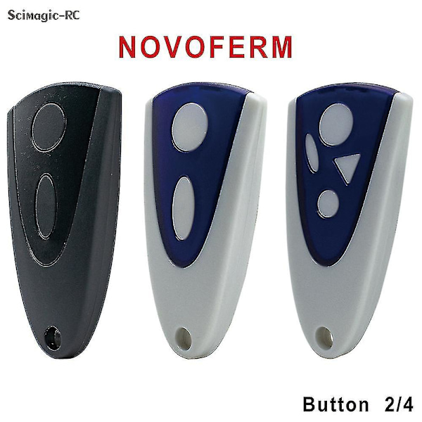 3 st Novoferm Novotron 502 Max43-2 504 Max43-4 512 Mix 43-2 Garageport Fjärrkontroll 43392mhz Rullande Kod Mnhs433 Mchs43 [DB]