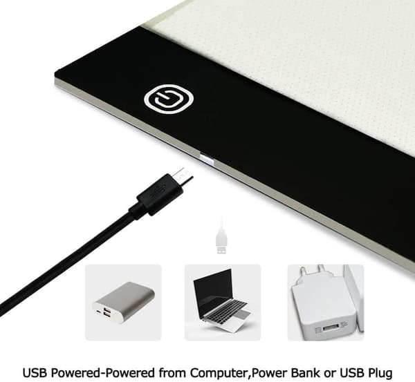 A4 LED-piirustuslevy A4-valopöytä USB:llä