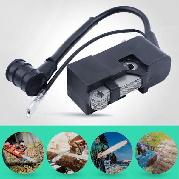 Tændspolespolemodul til 4500 5200 5800 45cc 52cc 58cc Motorsav, Tændspolespolemodul Motorsav Tilbehør Professionelle Reservedele
