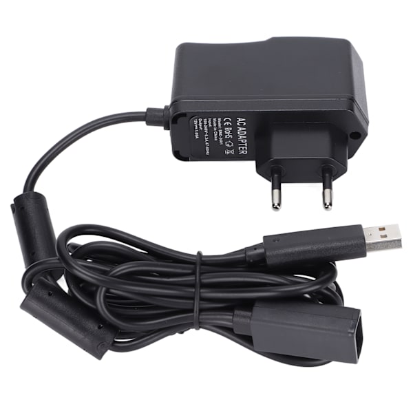 USB til AC-adapter til Xbox 360 Kinect-sensor EU-stik 100-240V strømkabel-FS-