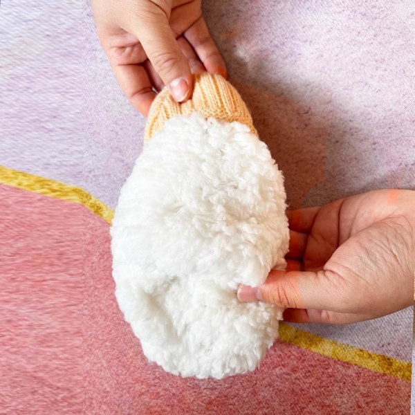 vinterstrømper varmestrømper fluffy tykke strømper innesko b blå-FS2- blå 26-31 (insida 18-21cm)