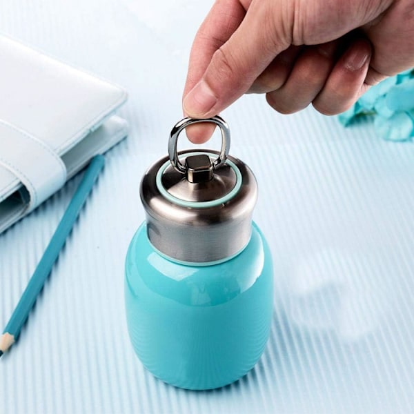 280ML/9.85Oz Liten Mini Vakuumisolerad Vattenflaska Portabel