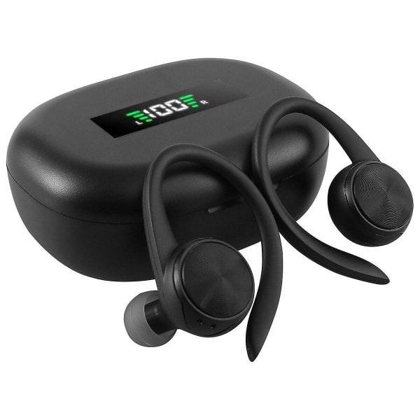 Hörlurar Sport Trådlösa Bluetooth Hörlurar In-ear Hörlurar Öronsnäckor Svarta