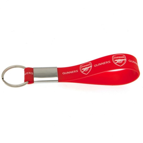 Arsenal FC Silikoniavainnauha Yksi Koko Punainen Red One Size