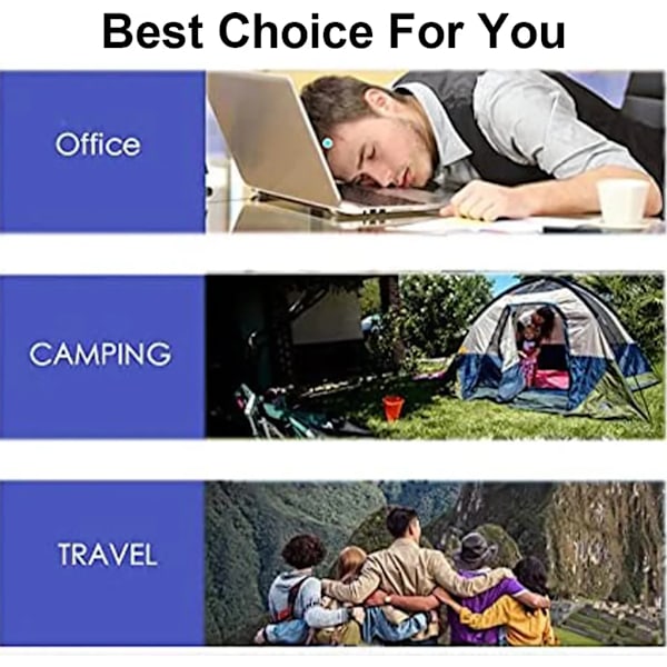 Oppustelig pude - Rejsepude - Strandpude - Campingpude grön