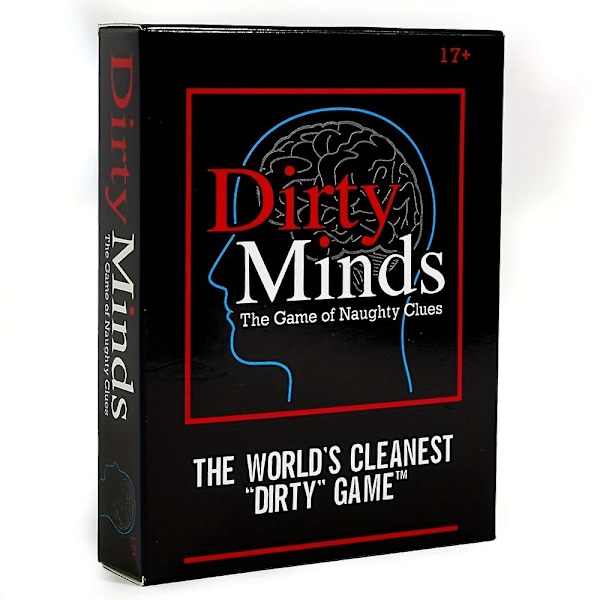 Dirty Minds - Pahat mielessä - Peli tuhmista vihjeistä, aikuisten juomapeli, hauska maailman puhtain \"likainen\" peli, lahjoja 17-vuotiaille ja sitä vanhemmille