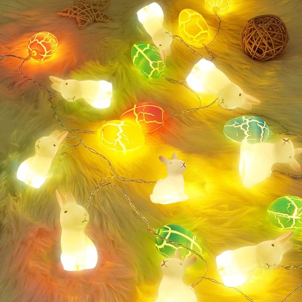 3M 20 LED Påskägg Ljusslinga, LED Påskägg Ljusslinga