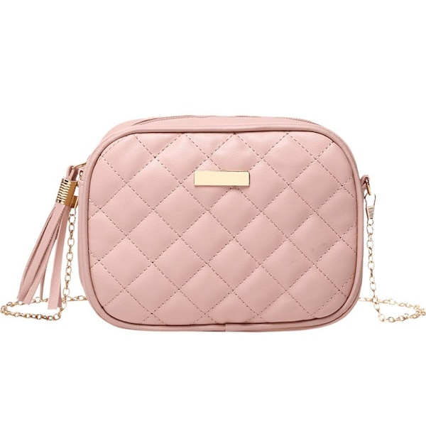 Liten Messenger-väska för dam Crossbody-väskor-FS1- Style2 Pink