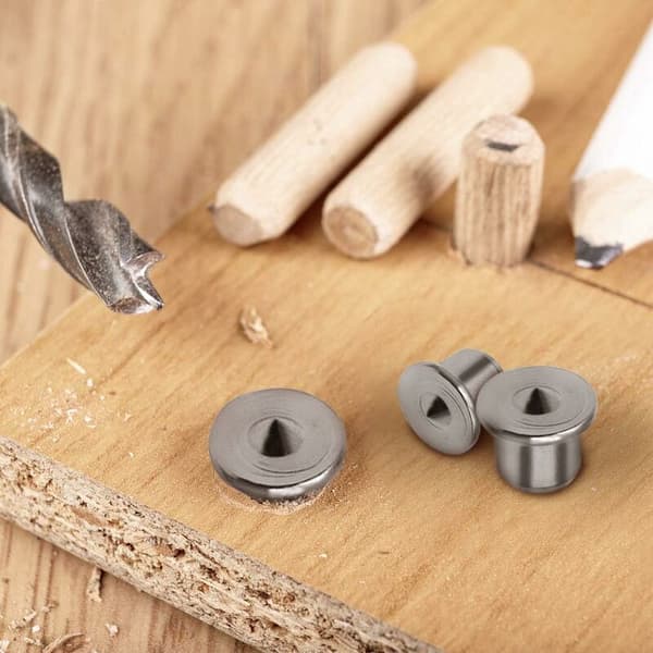Stiftcentreringspropper, T-Audace 24 styk propper propper propper markør, til prop guide prop snedkeri (6 mm, 8 mm, 10 mm, 12 mm)-FS-