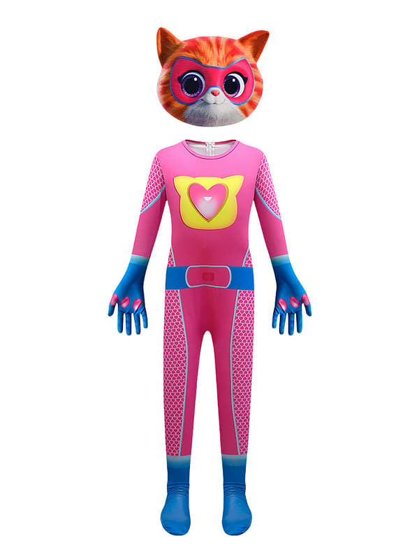 SuperKitties SuperKitty Kostume Performance Kostume 130cm Pink