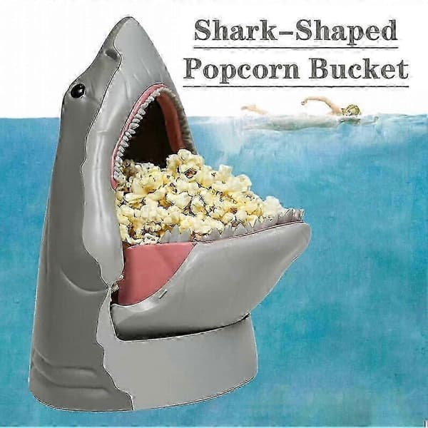 Jaws 50th Anniversary Popcorn Bucket Great White Shark Limited Edition-FS-