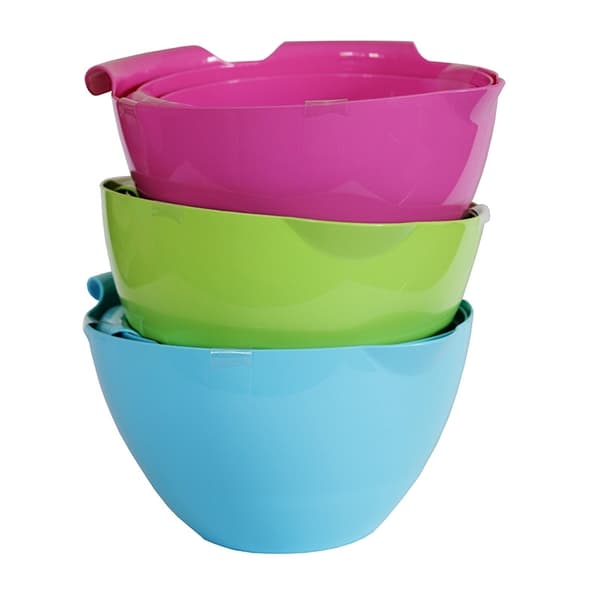 Piskerisskålsæt 1,5+2+2,5 L