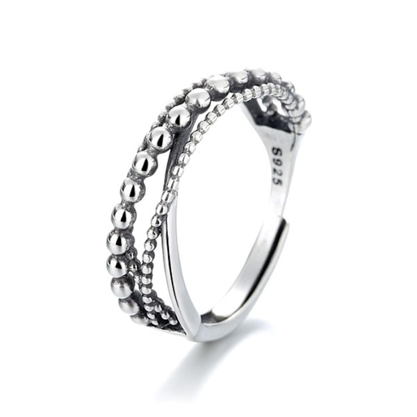 Ångestring 925 Sterling Silver B B-FS1- B B