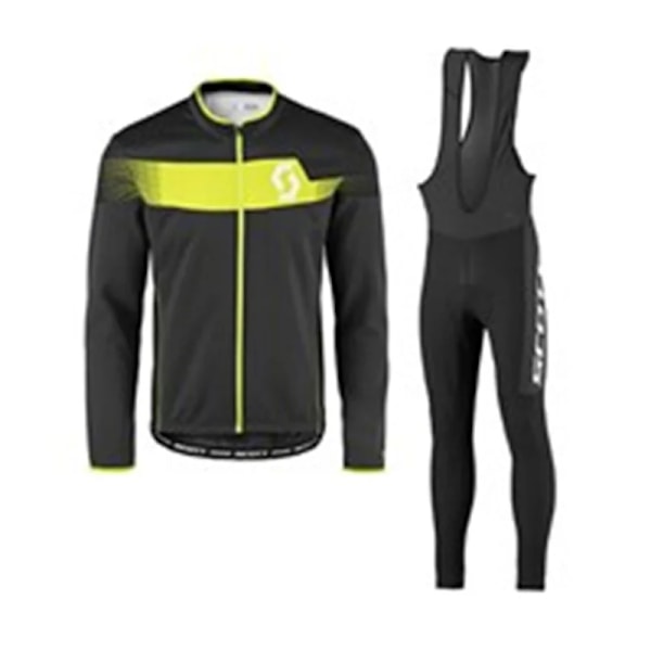 SCOTT 2023 mountainbike cykel herr långärmad kostym cykelkläder andningsbar MTB cykelkläder jersey ciclismo cykelset 9 cycling set 9 XXL