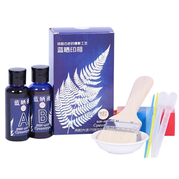 Kjøkkenutstyr Gadgets Cyanotype Sett gir tegninger eller bilder med Cyanotype Kit 100ml Svart