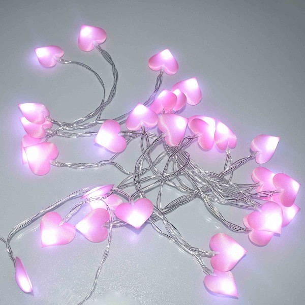 3 Meter 20LED Hjärtformade LED-slingor för Sovrum
