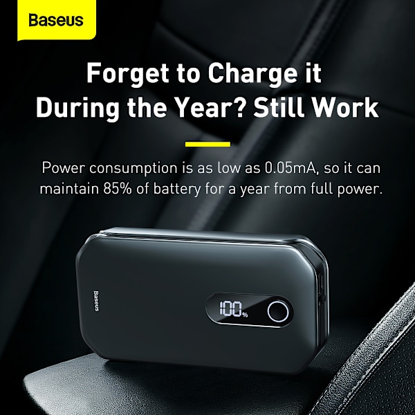 Baseus Super Energy Pro Starthjelp med Powerbank 12.000mAh