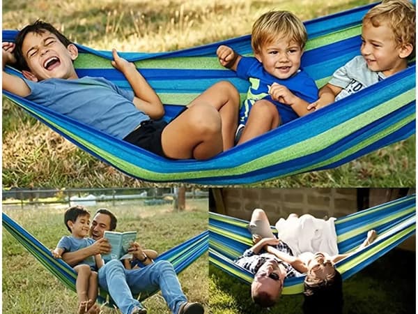 XXL Hammock with Pillow / Hammock - 260x150 cm 1800