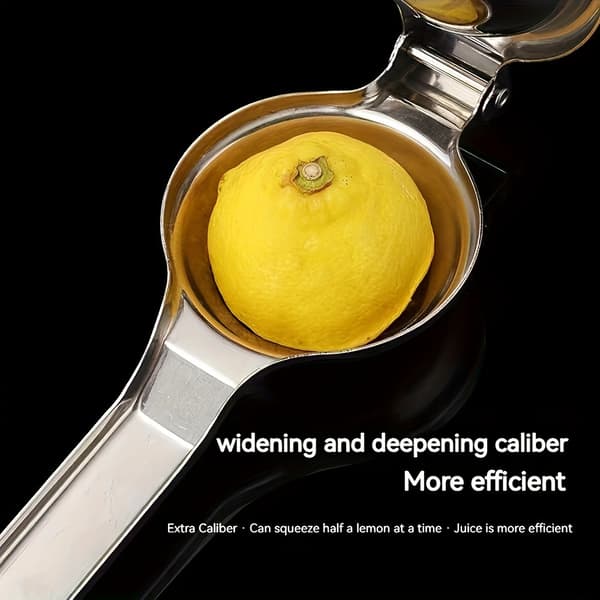 Manuel citruspresser i rustfrit stål, håndpresse til citron og appelsin 1pc Not provided