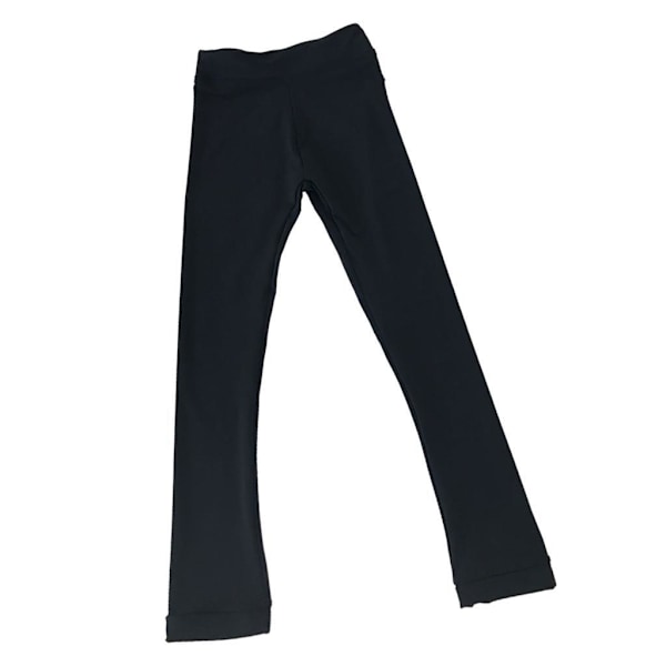 1/2/3/5 Skridskotights Kristallglittrande Byxor Konståkning Ren Svart 155cm Pure Black 155cm 1 Pc