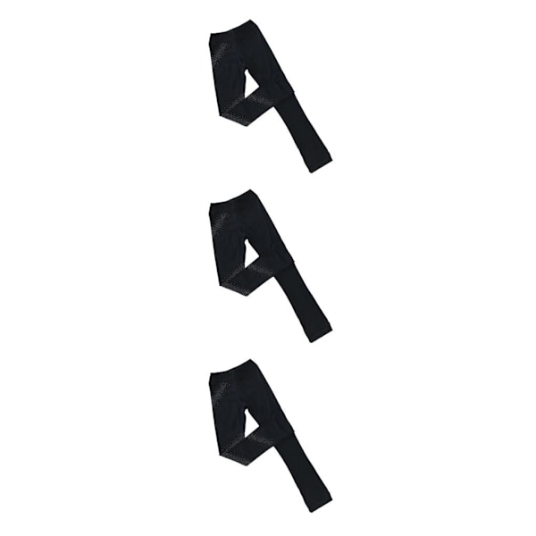 1/2/3/5 Skøjte Tights Krystal Glitrende Bukser Konståkning Stjerne 155cm Star 155cm 3PCS